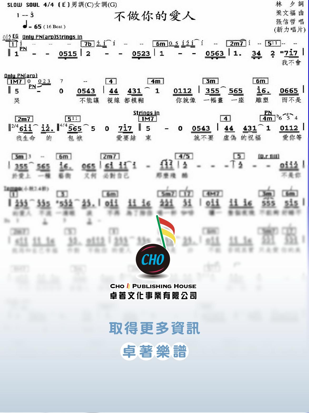 不做你的愛人